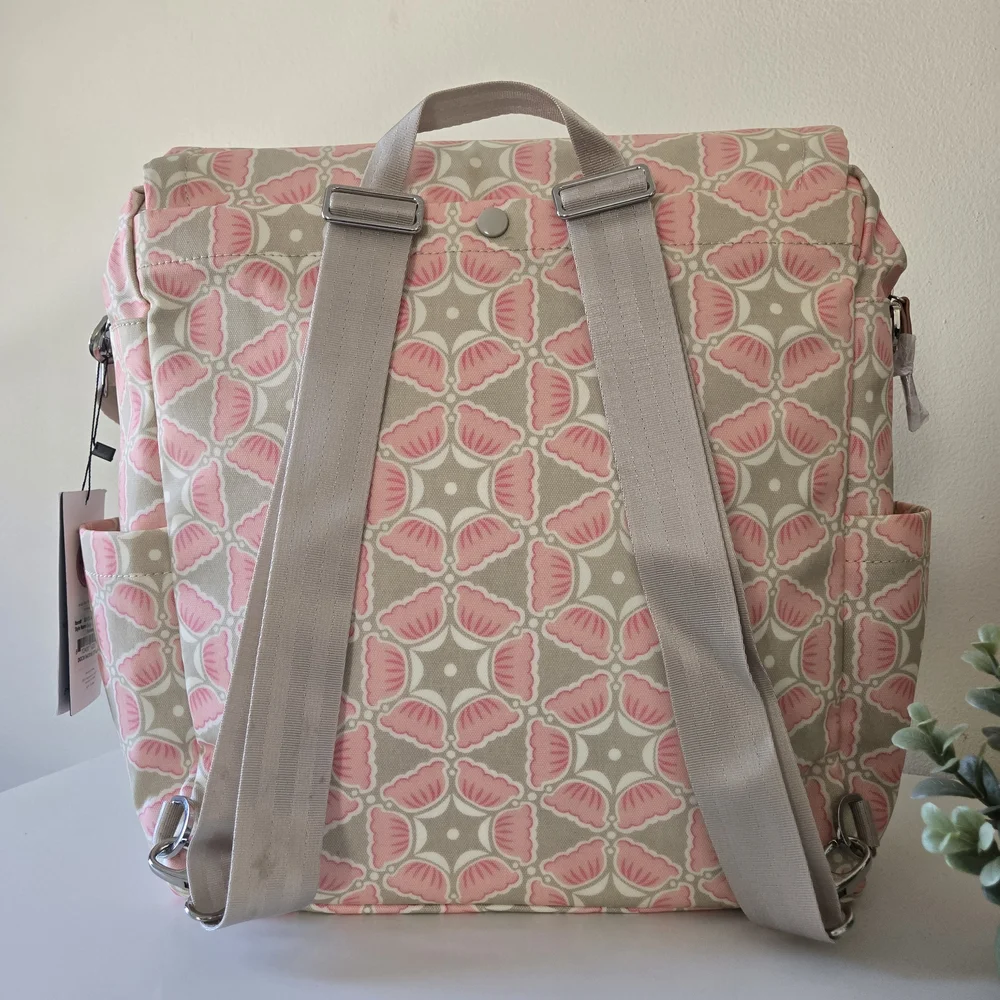 Petunia Pickle Bottom Pink and Gray Women Bag